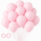 Voircoloria 105pcs Light Pink Balloons – 12in Pastel Pink Party Decor