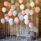 Voircoloria 105pcs Light Pink Balloons – 12in Pastel Pink Party Decor