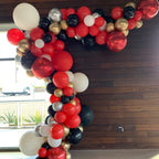 Voircoloria 130pcs Red Balloons – Mixed Sizes for Valentine’s Day, Parties & Celebrations