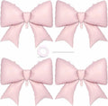 Vorplick 4Pcs Giant Pink Bow Balloons 38in – Elegant Party Decorations