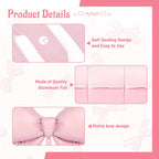 Vorplick 4Pcs Giant Pink Bow Balloons 38in – Elegant Party Decorations