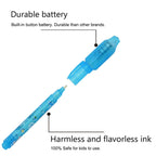 VOVRU Invisible Ink Pen 24Pcs Spy Pen with UV Light – Secret Messages, Party Favors & Gifts
