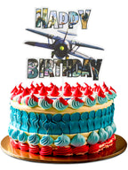 V TOWER Video Game Cake Topper with 7 Action Figures & Large Logo | Sturdy Cardboard Decorations