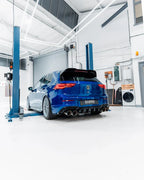 VW Golf R Mk8 & Mk8.5 EVO-1 Gloss Black Rear Diffuser by ZAERO (2020+)