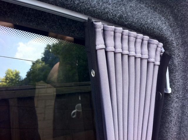 For Fiat Ducato/Ram MasterPro Premium 1 x Side Window Curtains | Van-X