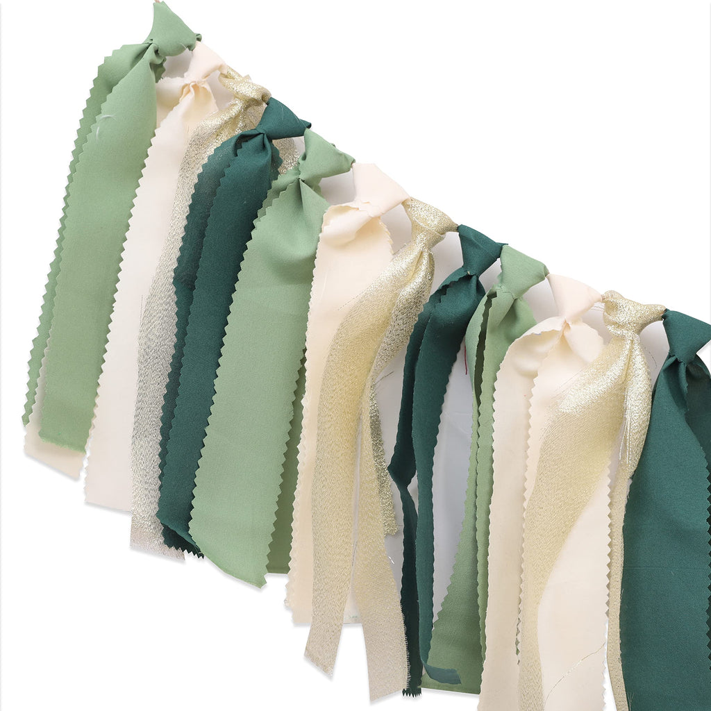 WAUAO Wild One Highchair Banner – Jungle Safari Birthday Decor for Baby Boy (Green)