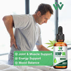 (3 Pack) Hemp Oil Drops – Pain Relief, Skin & Anxiety | 2,000,000 Max Strength, CO2 Extraction, Organic, Vegan