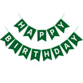 Waenerec Dark Green Happy Birthday Banner – Birthday Garland for Kids, Teens & Adults