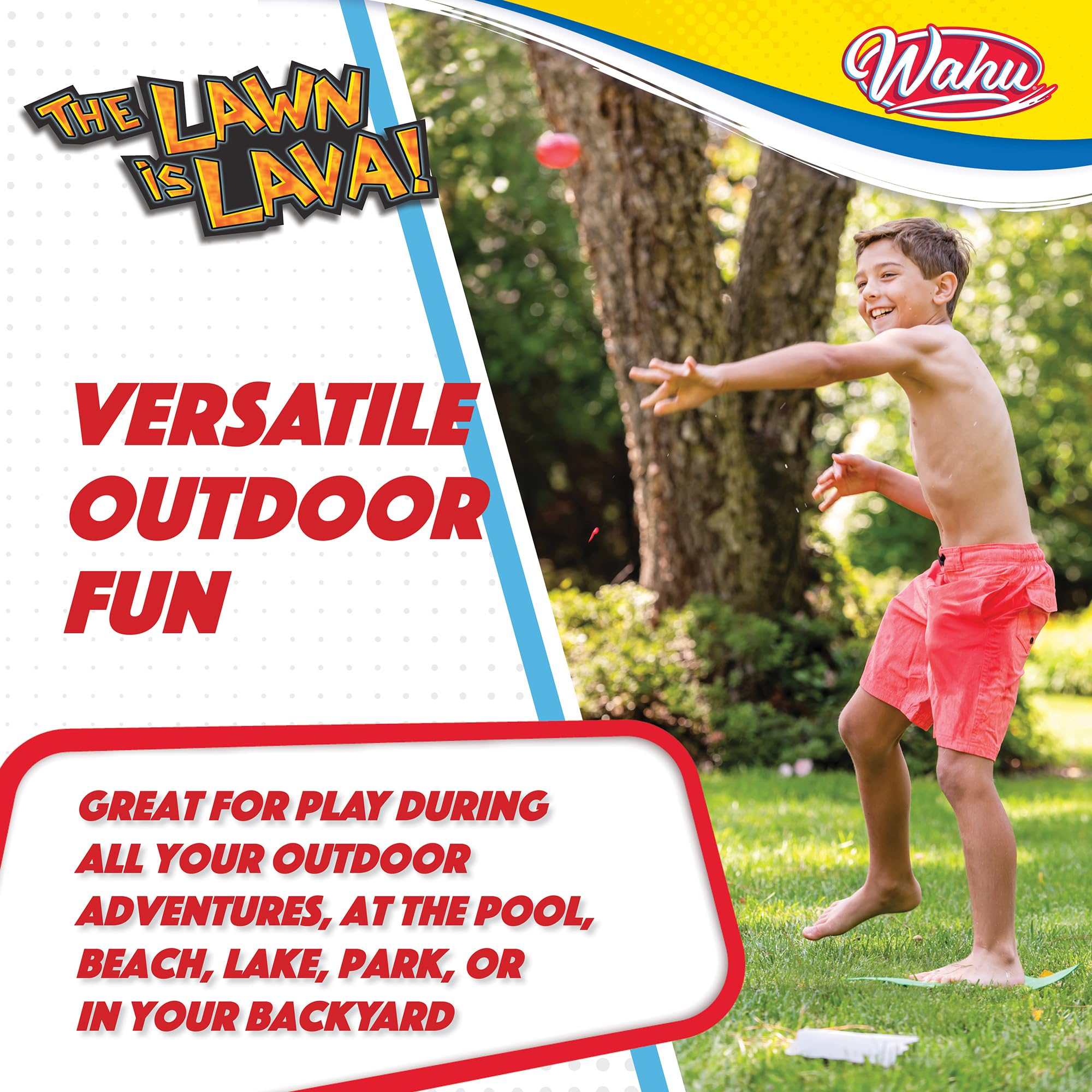 WAHU The Lawn is Lava – Outdoor Water Balloon Game for Kids 5+ (25 Balloons)