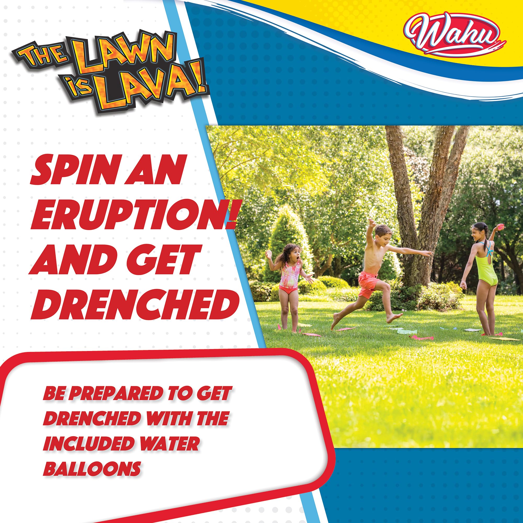 WAHU The Lawn is Lava – Outdoor Water Balloon Game for Kids 5+ (25 Balloons)