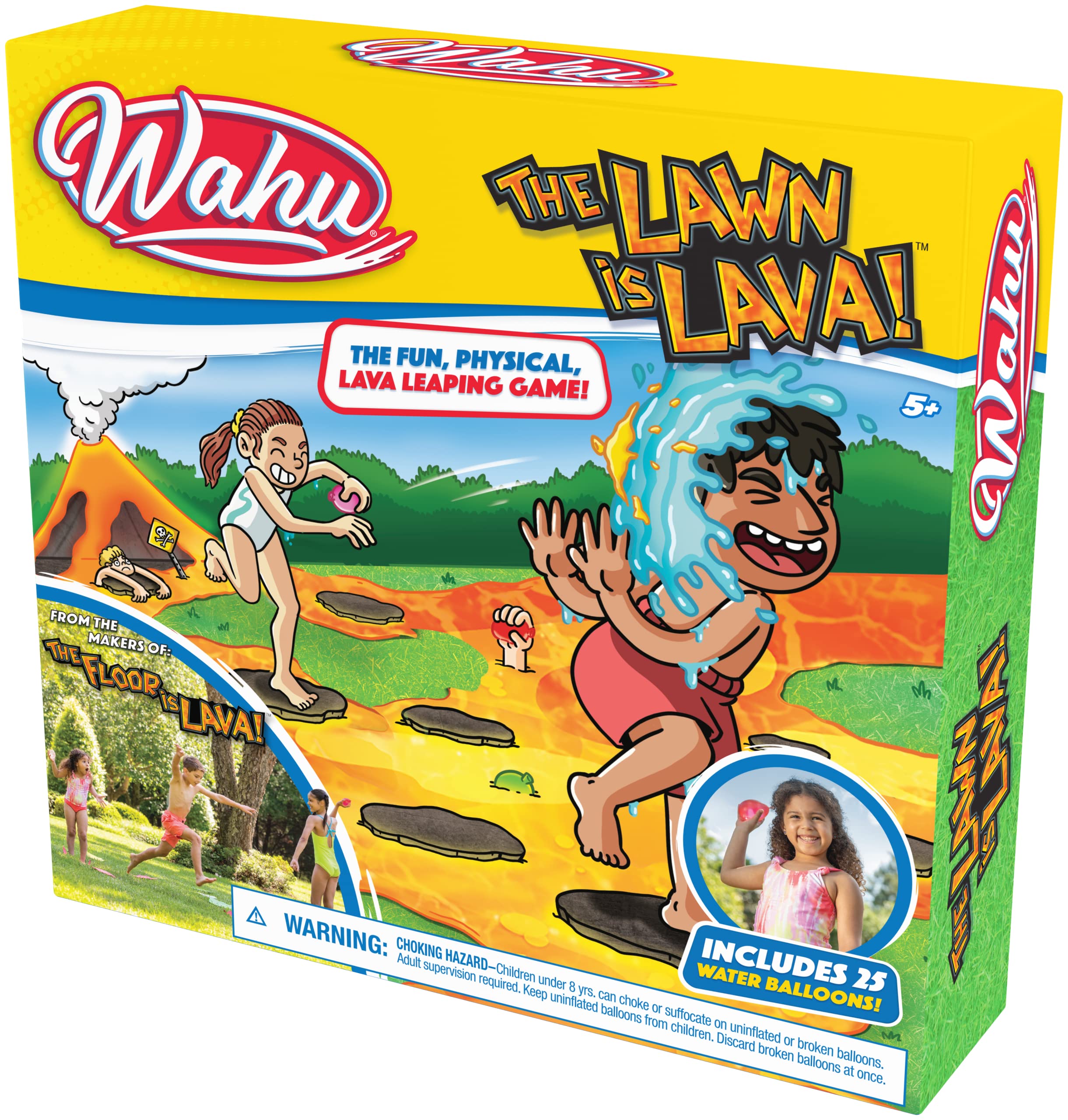 WAHU The Lawn is Lava – Outdoor Water Balloon Game for Kids 5+ (25 Balloons)