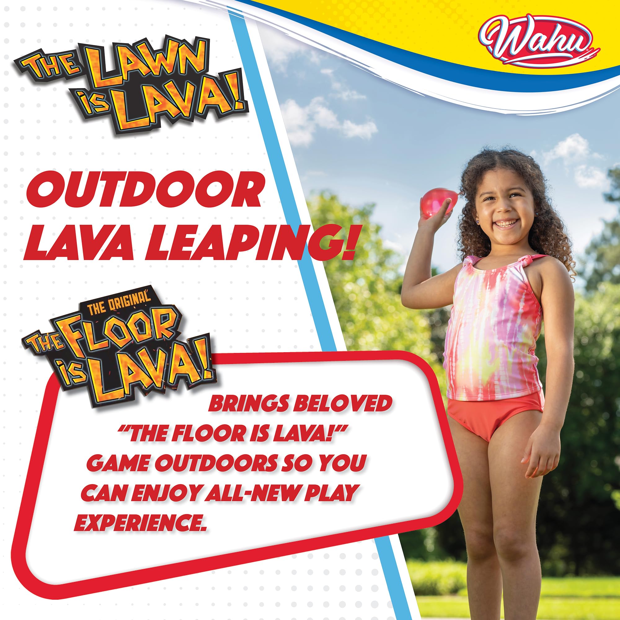 WAHU The Lawn is Lava – Outdoor Water Balloon Game for Kids 5+ (25 Balloons)