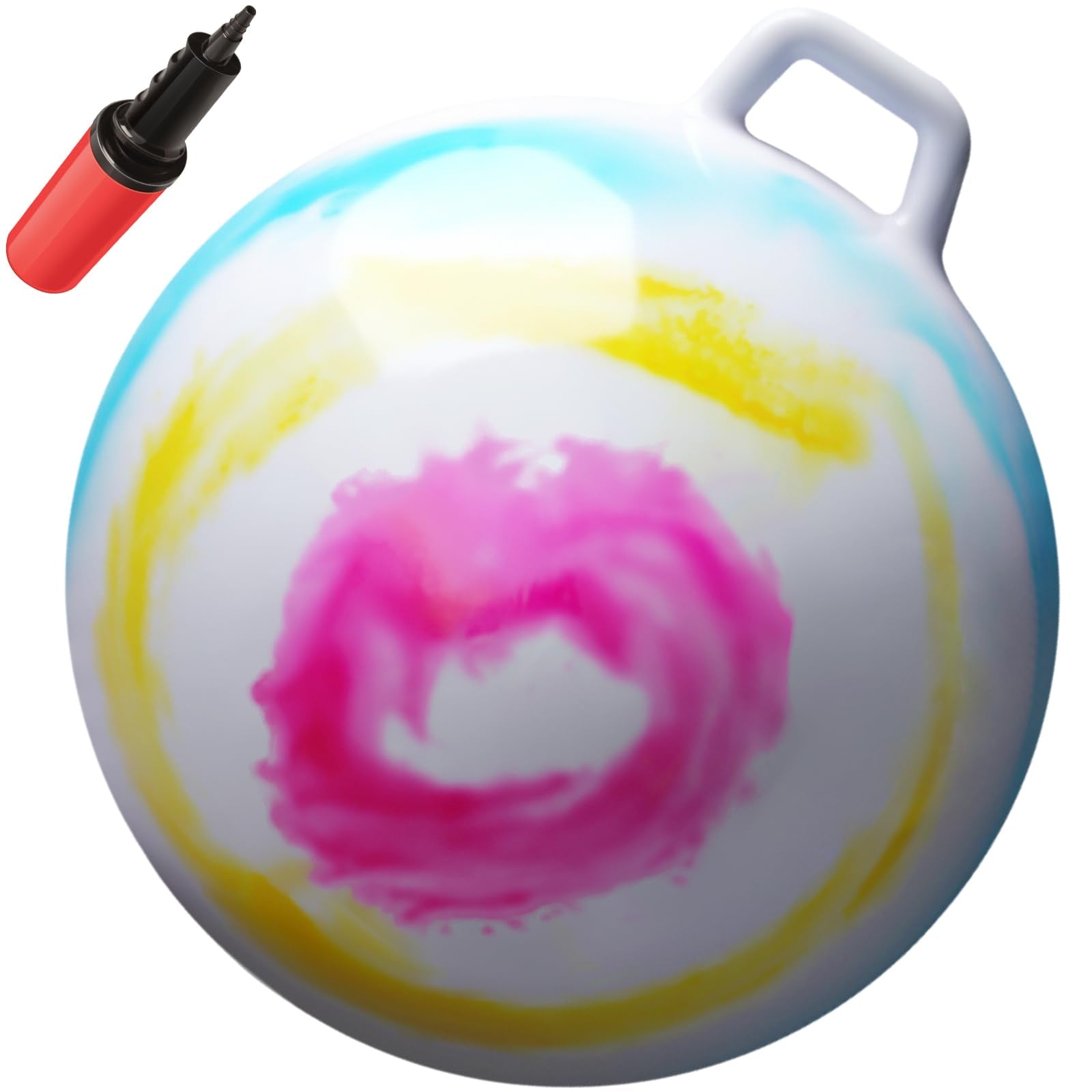 WALIKI Hopper Ball for Adults | 29-Inch Tie-Dye Hippity Hop Ball | Jump, Play & Party Fun