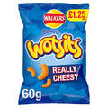 Walkers Wotsits Really Cheese Snacks Crisps 60g (Box of 18)