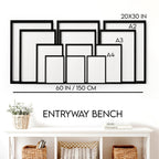 Wall Decor For Hallway | Set of 2 Urban Skyscrapers Wall art Prints