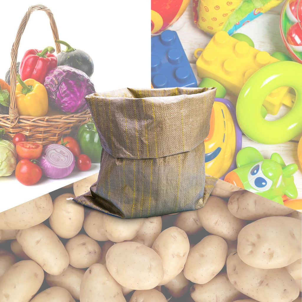 Warmfarm Potato Sack Race Bags (24x40) – 10 Pack Outdoor Lawn Games for Adults & Kids