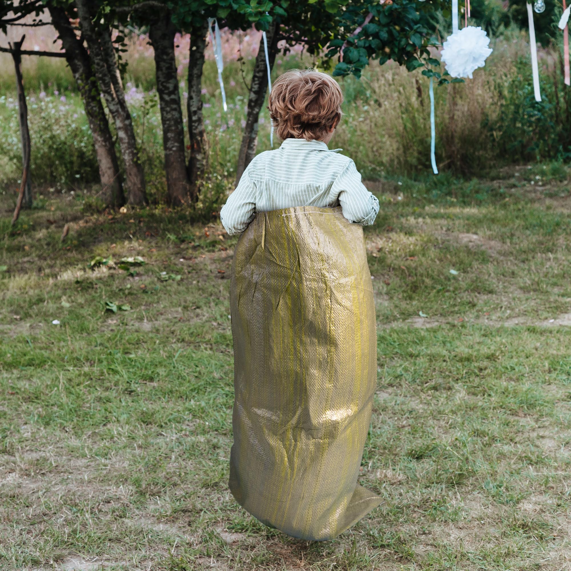 Warmfarm Potato Sack Race Bags (24x40) – 10 Pack Outdoor Lawn Games for Adults & Kids