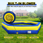 WARSUN 15Ft Gaga Ball Pit – Portable Inflatable Gaga Ball for Indoor & Outdoor Fun