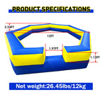 WARSUN 15Ft Gaga Ball Pit – Portable Inflatable Gaga Ball for Indoor & Outdoor Fun