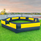 WARSUN 15FT Gaga Ball Pit Inflatable – Portable Indoor/Outdoor Gagaball Court