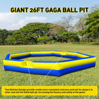 WARSUN Giant 26ft Gaga Ball Pit Inflatable with Built-in Blower