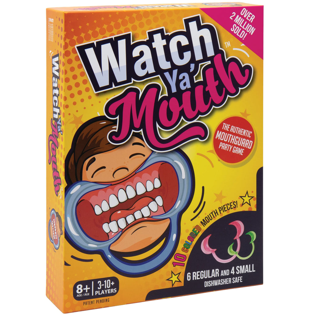 Watch Ya' Mouth Family Edition – Authentic, Hilarious Green Mouthguard Party Game
