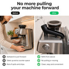 Coffee Machine Water Tank Filler Funnel for Rear Tank Espresso Machines