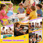 WAWIBEE 24-Pack Magnetic Puzzle Books — Kid Party Favors, Travel Toys & Classroom Prizes