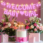 WELITTCON 175Pcs DIY Glitter Banner Kit for Birthday & Party Decor