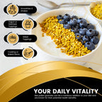 Organic Bee Pollen Granules 2 Lbs - WellnessLabsRx | Immune Support, Energy & Digestive Wellness - Gluten-Free - USA Made