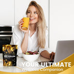 Organic Bee Pollen Granules 2 Lbs - WellnessLabsRx | Immune Support, Energy & Digestive Wellness - Gluten-Free - USA Made
