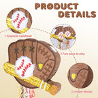 WERNNSAI Baseball Piñata Bundle – Pull-String Piñata with Bat & Blindfold for Kids’ Parties