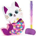 WERNNSAI Cat Piñata — Kitten Mermaid Birthday Party Decorations & Fun Game Set