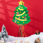 WERNNSAI Christmas Tree Pinata – 16.5in x 12.4in Green Decor for Parties, Easy Fill & Durable