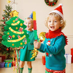 WERNNSAI Christmas Tree Pinata – 16.5in x 12.4in Green Decor for Parties, Easy Fill & Durable