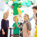 WERNNSAI Dragon Pinata Bundle – Dino Party Supplies with Blindfold & Stick (15.5 x 10 x 3)