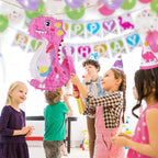 WERNNSAI Dinosaur Pinata – Pink Dino Party Game & Decoration for Girls Birthday