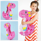 WERNNSAI Dinosaur Pinata – Pink Dino Party Game & Decoration for Girls Birthday