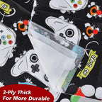 WERNNSAI Game Birthday Decorations – 48 PCS Plates & Napkins for Gamer Party