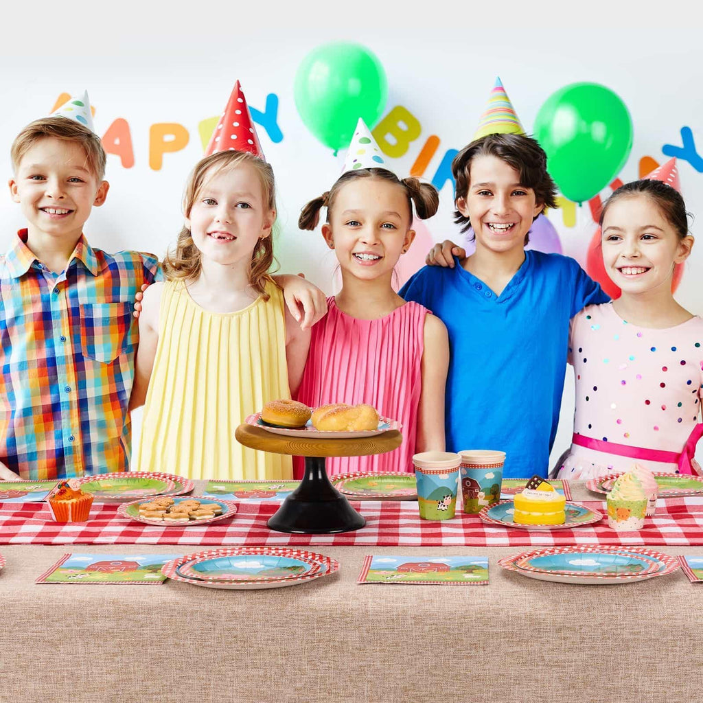 WERNNSAI Farm Birthday Decorations – 50 Pack 3-Ply Farm Animal Napkins, 13x13 Inches
