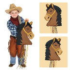 WERNNSAI Horse Piñata – Brown Horse Party Decor with Blindfold & Bat