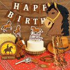 WERNNSAI Horse Piñata – Brown Horse Party Decor with Blindfold & Bat