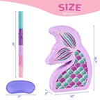 WERNNSAI Mermaid Piñata Bundle – Mermaid Party Supplies with Blindfold & Bat (16.7in x 12.2in x 3.1in)