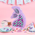 WERNNSAI Mermaid Piñata Bundle – Mermaid Party Supplies with Blindfold & Bat (16.7in x 12.2in x 3.1in)