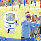 WERNNSAI Astronaut Pinata - Space Party Decor with Blindfold & Bat
