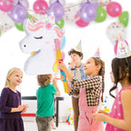 WERNNSAI Unicorn Piñata Bundle – Rainbow Unicorn Party Supplies with Blindfold & Bat (15.7 x 12.2 x 3.1 in)