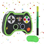WERNNSAI Video Game Controller Pinata – Party Bundle with Blindfold & Bat (15.7 in x 12.2 in x 3.1 in)