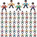 Wesiti 50 Pcs Mini Pirate Figurines – Party Favors, Cake Toppers & Decor
