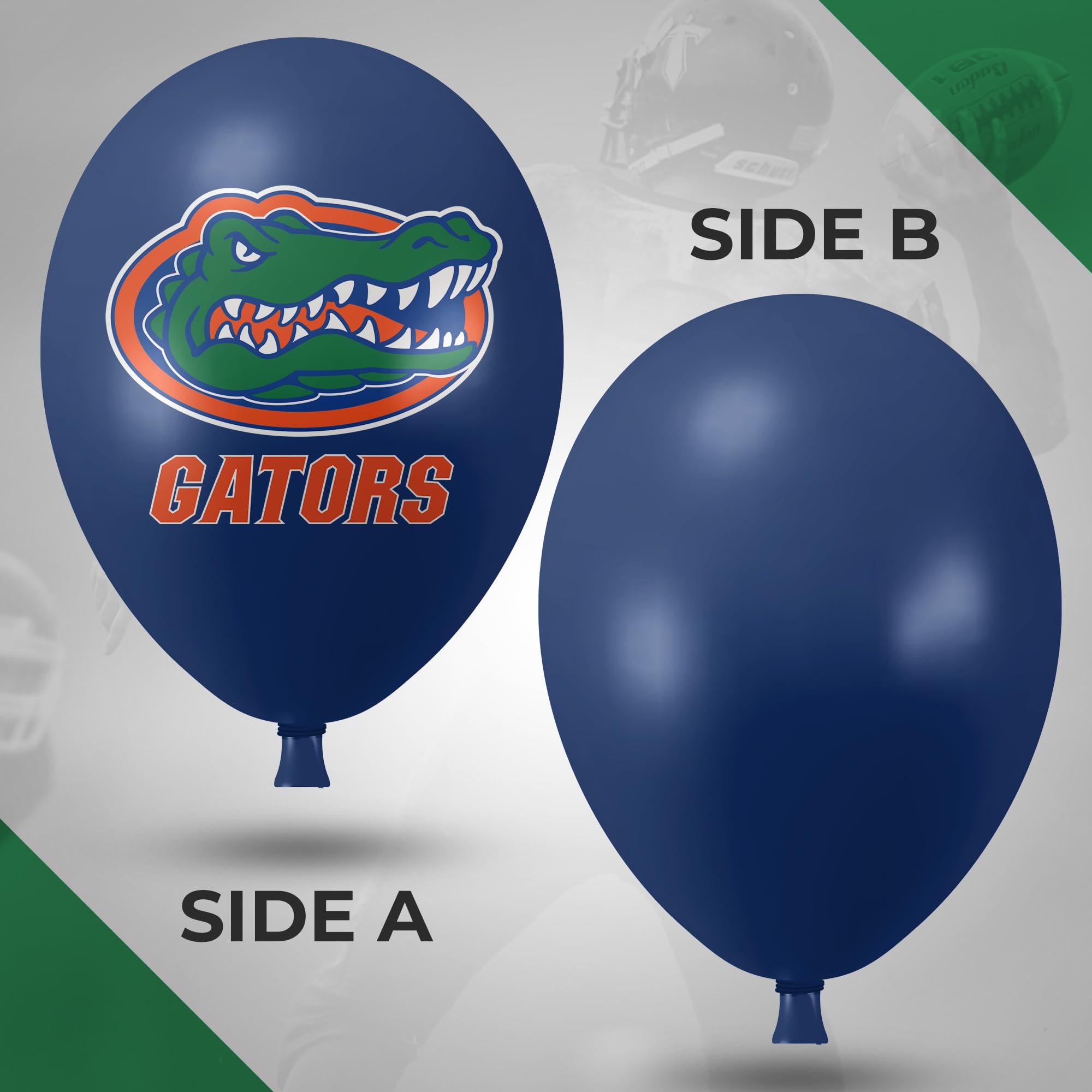 Westrick Florida Gators Balloons - 10 Pack, 11-inch Helium-Quality Latex, Front & Back Logos