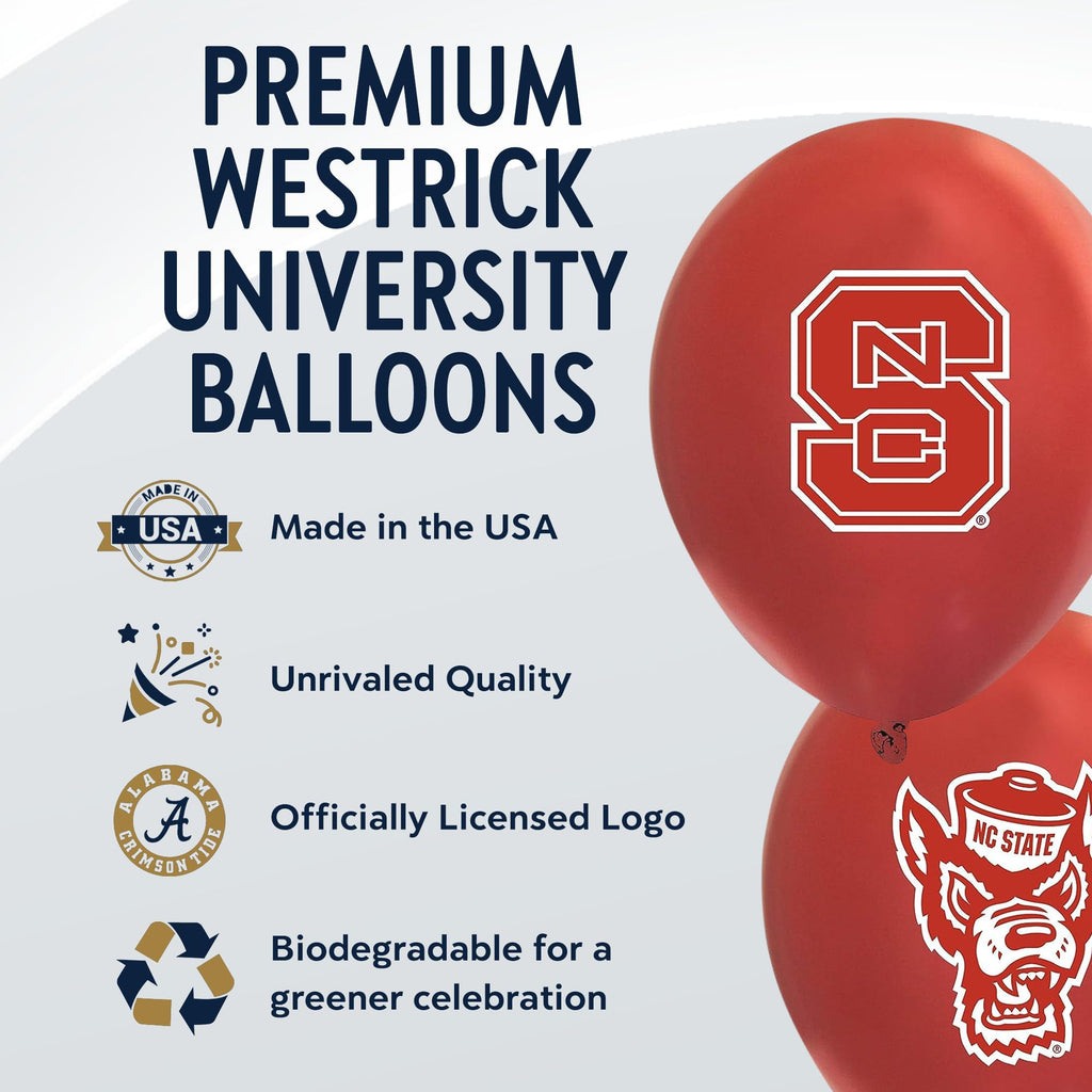 South Carolina Gamecocks Balloons - 10 Pack 11-Inch Helium-Quality Latex by Westrick